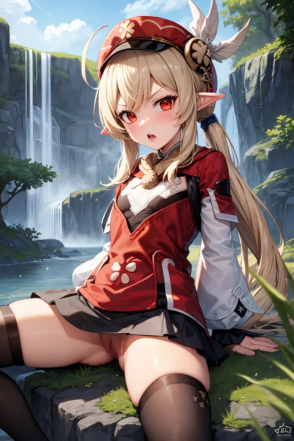 原神に登場するロリっ娘クレーのAIエロ画像300枚まとめ！(6ページ目)の19枚目の画像です。