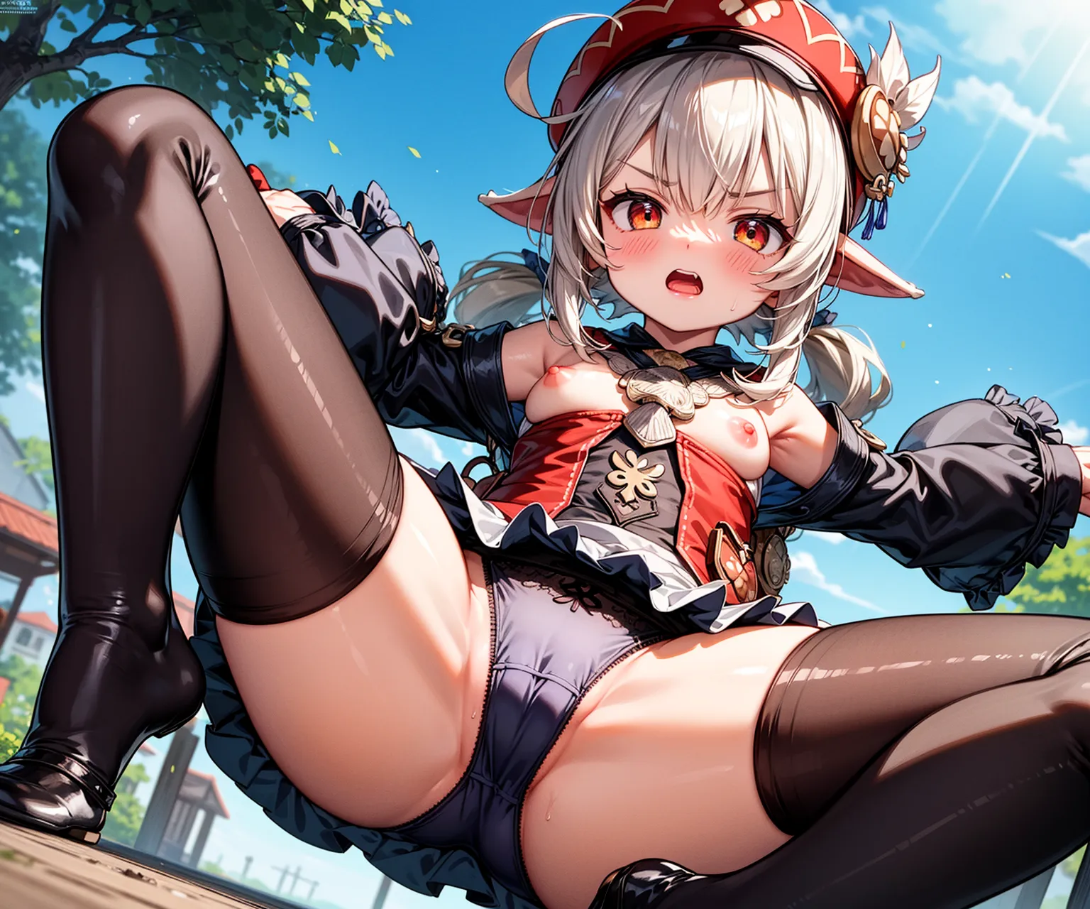原神に登場するロリっ娘クレーのAIエロ画像300枚まとめ！(7ページ目)の8枚目の画像です。