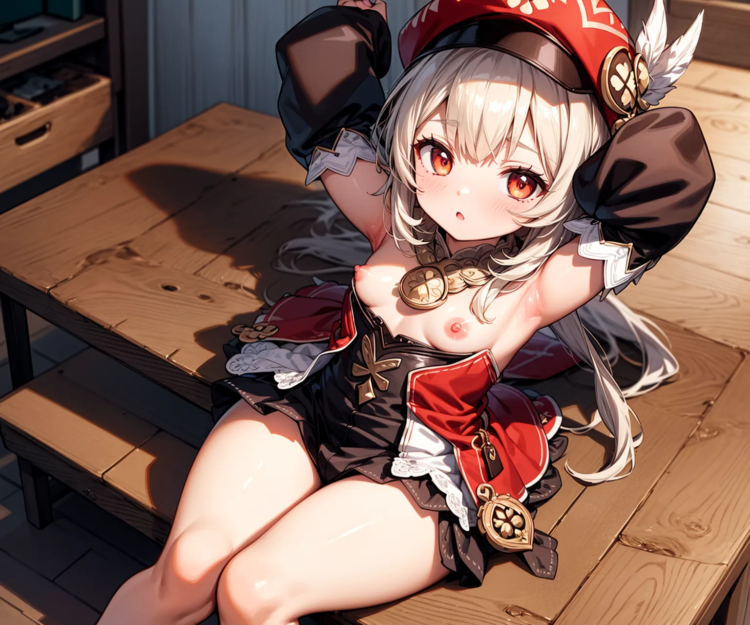 原神に登場するロリっ娘クレーのAIエロ画像300枚まとめ！(3ページ目)の27枚目の画像です。