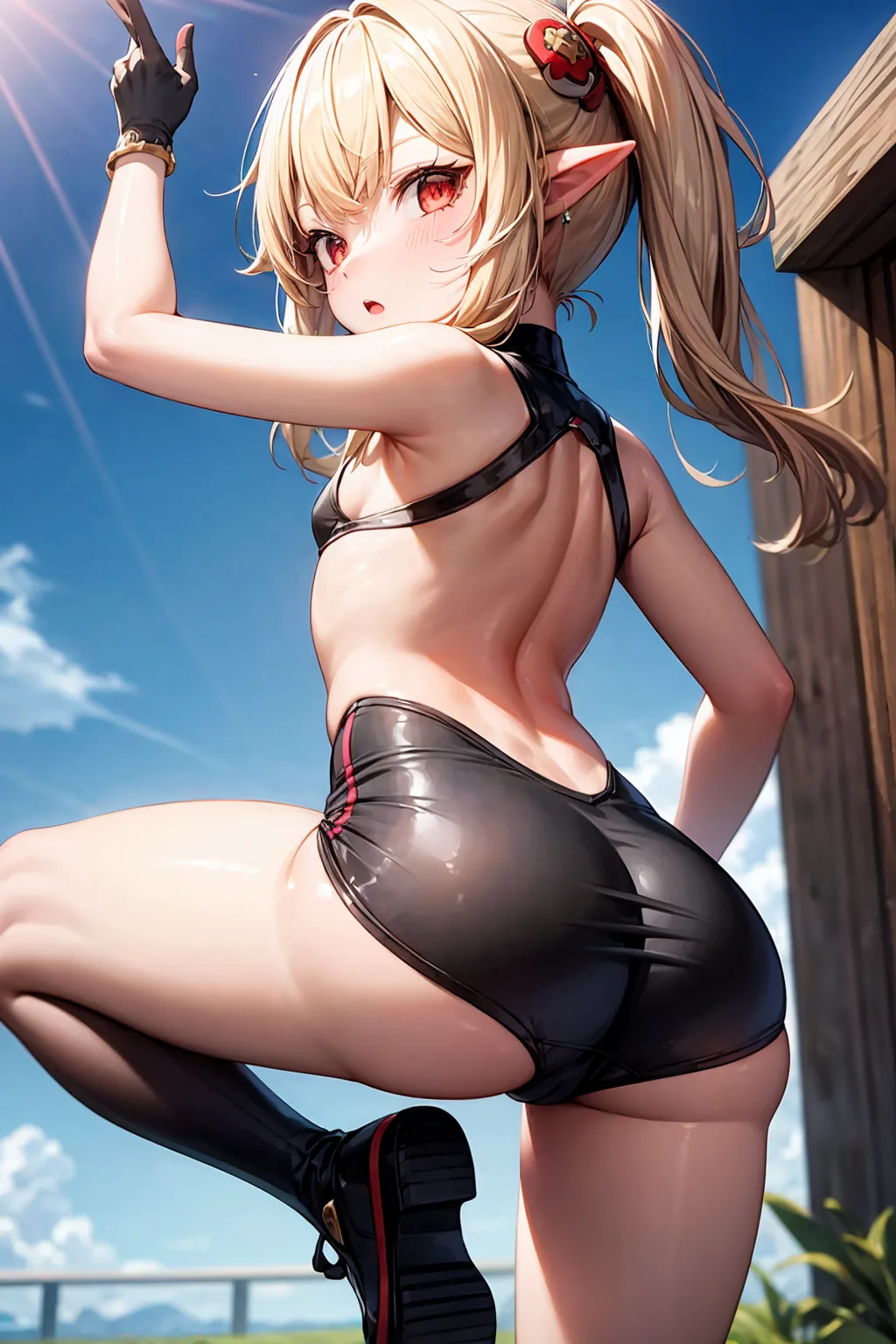 原神に登場するロリっ娘クレーのAIエロ画像300枚まとめ！(5ページ目)の15枚目の画像です。