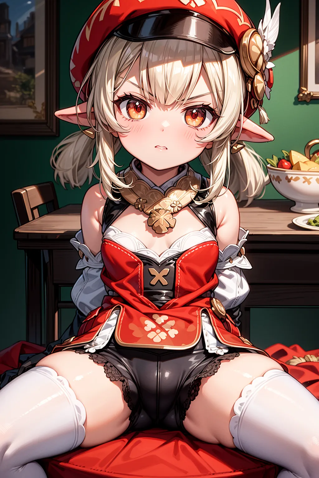 原神に登場するロリっ娘クレーのAIエロ画像300枚まとめ！(3ページ目)の28枚目の画像です。