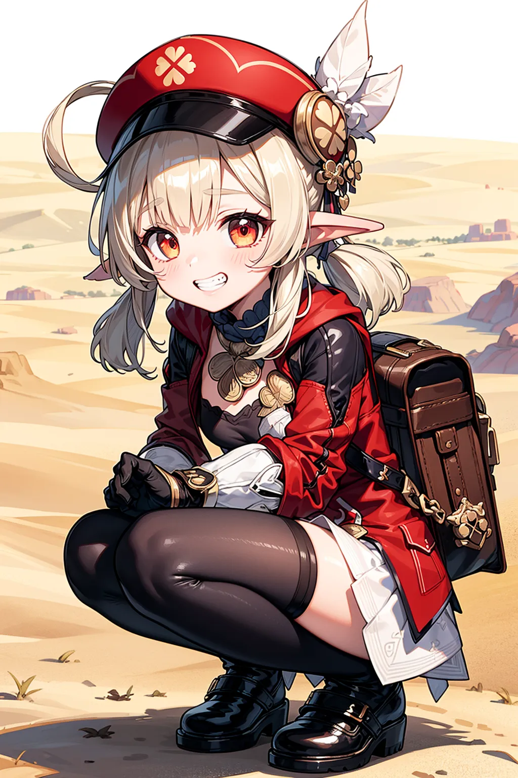 原神に登場するロリっ娘クレーのAIエロ画像300枚まとめ！(3ページ目)の29枚目の画像です。