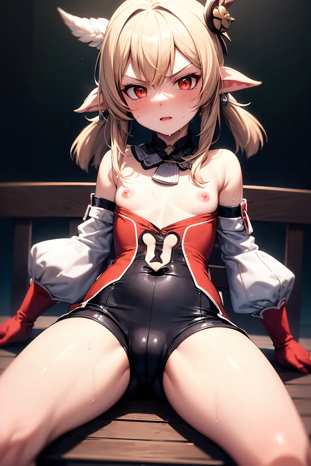 原神に登場するロリっ娘クレーのAIエロ画像300枚まとめ！(5ページ目)の27枚目の画像です。