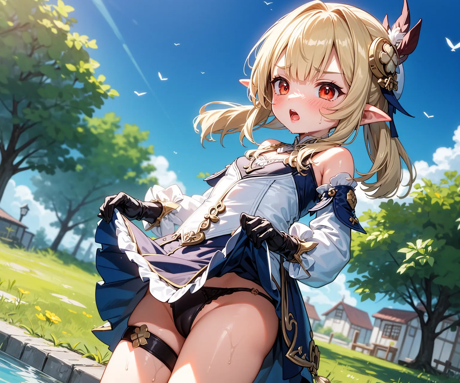 原神に登場するロリっ娘クレーのAIエロ画像300枚まとめ！(7ページ目)の10枚目の画像です。