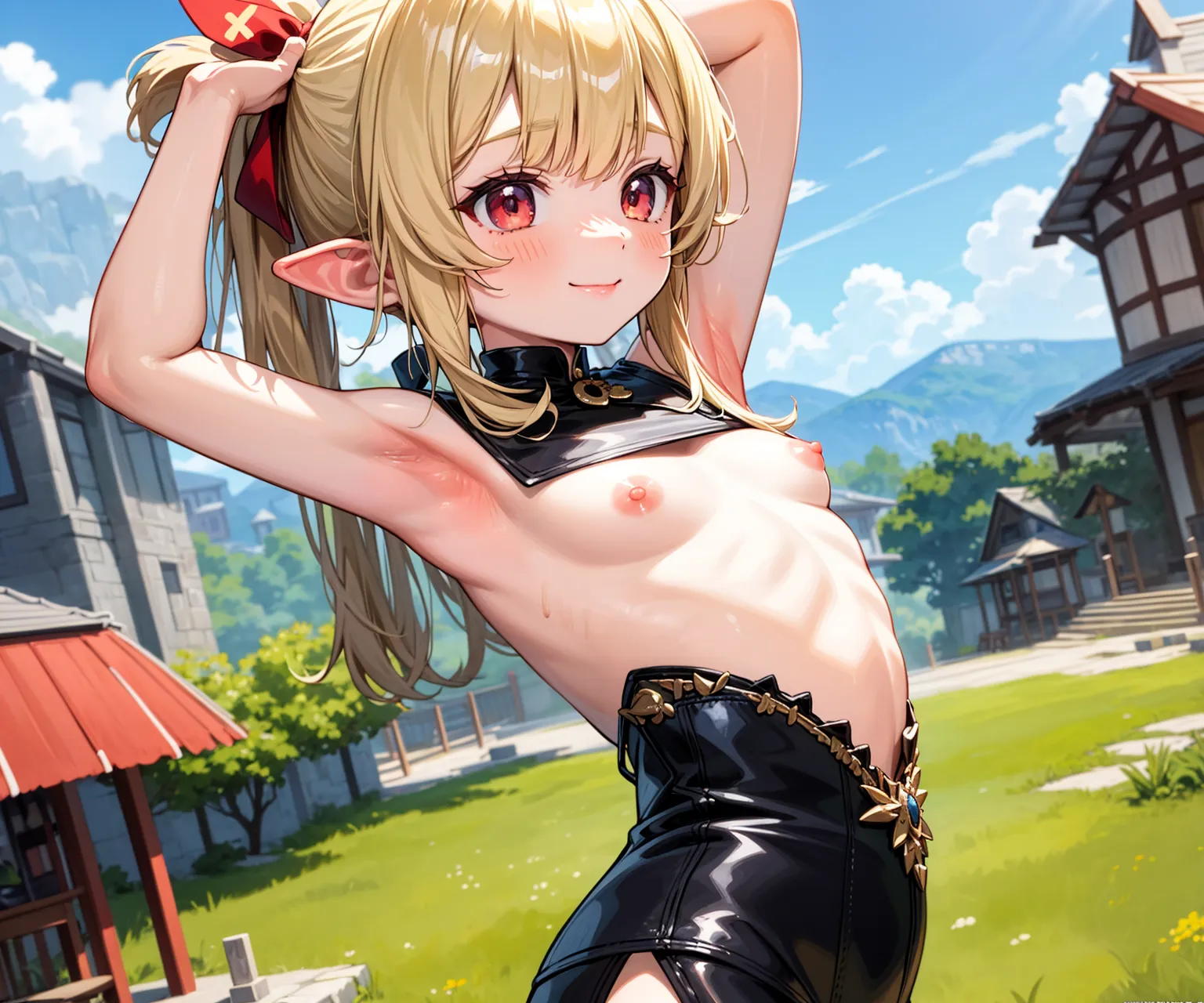 原神に登場するロリっ娘クレーのAIエロ画像300枚まとめ！(5ページ目)の33枚目の画像です。