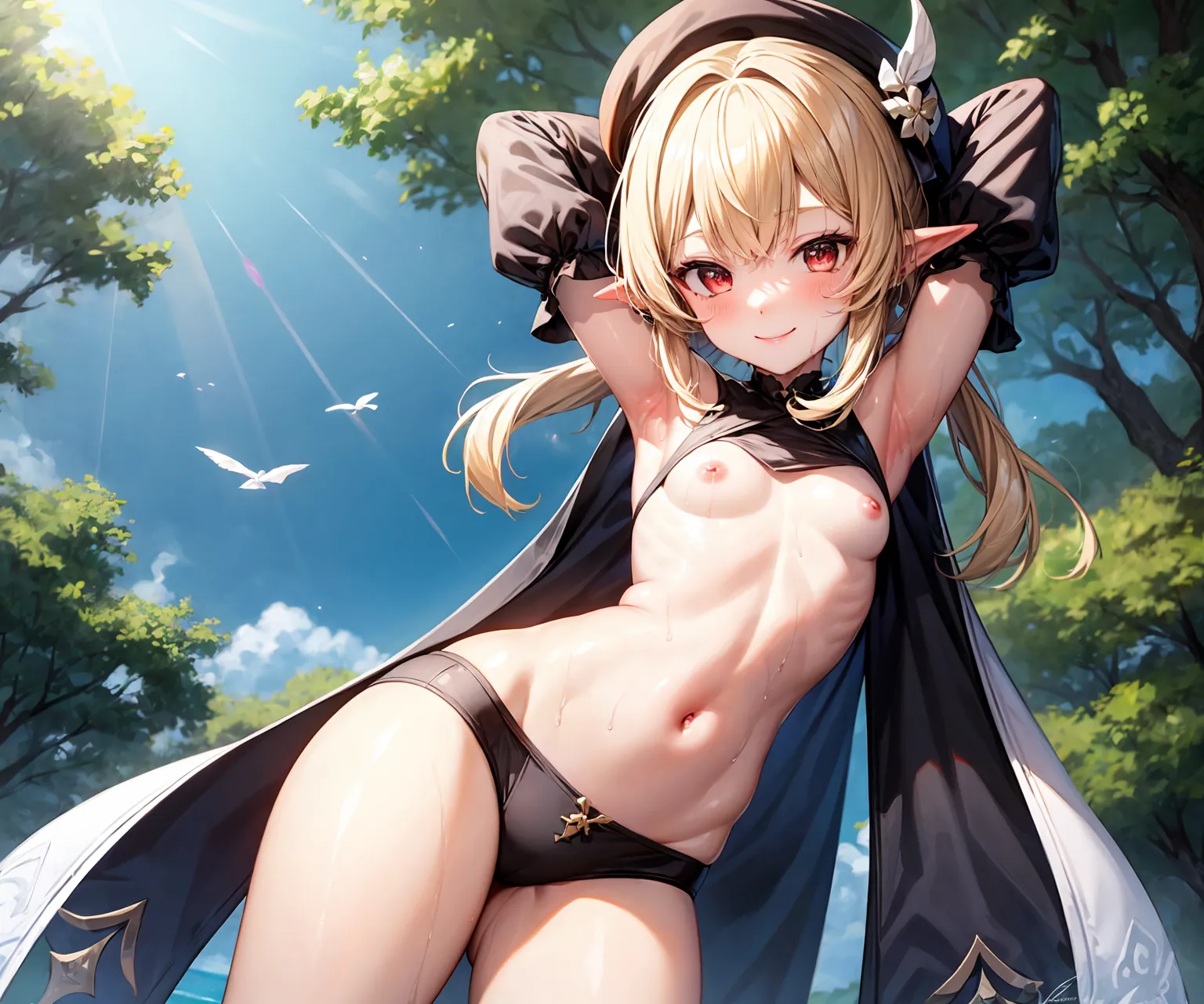 原神に登場するロリっ娘クレーのAIエロ画像300枚まとめ！(7ページ目)の14枚目の画像です。
