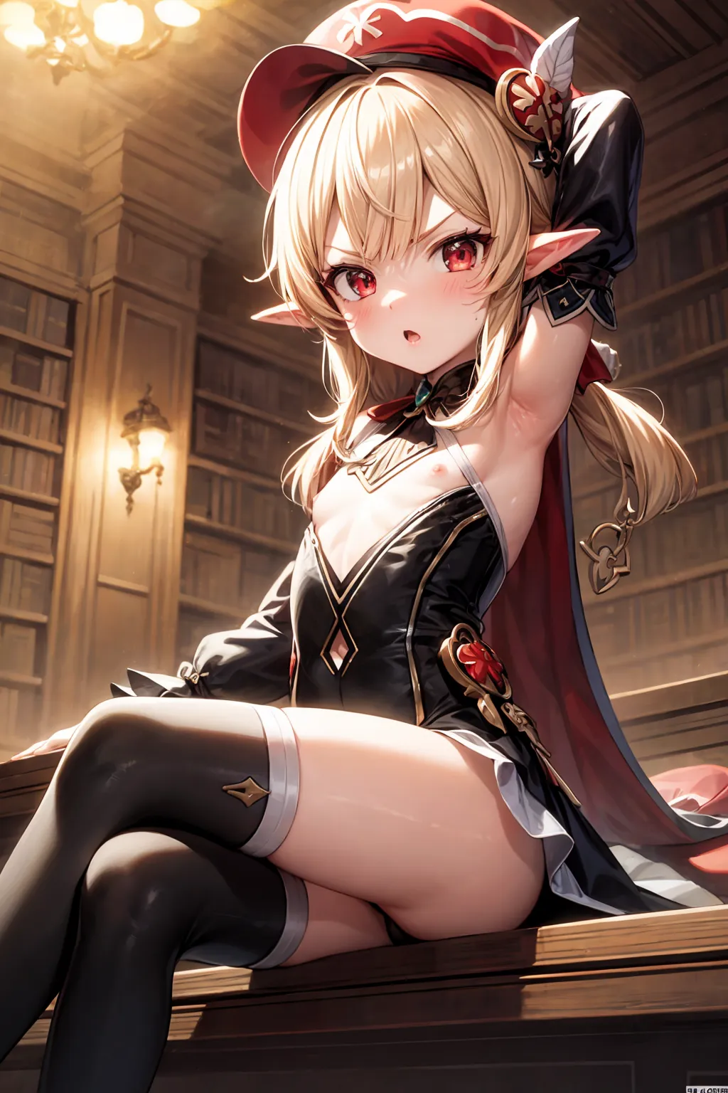 原神に登場するロリっ娘クレーのAIエロ画像300枚まとめ！(7ページ目)の15枚目の画像です。