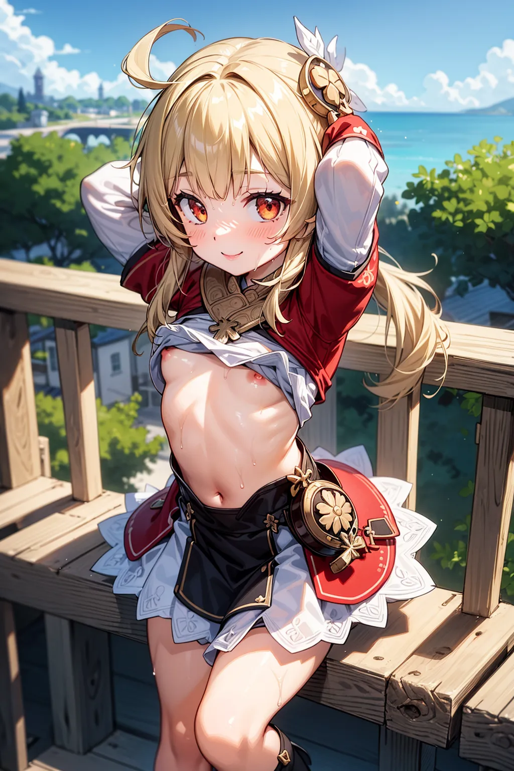原神に登場するロリっ娘クレーのAIエロ画像300枚まとめ！(6ページ目)の37枚目の画像です。
