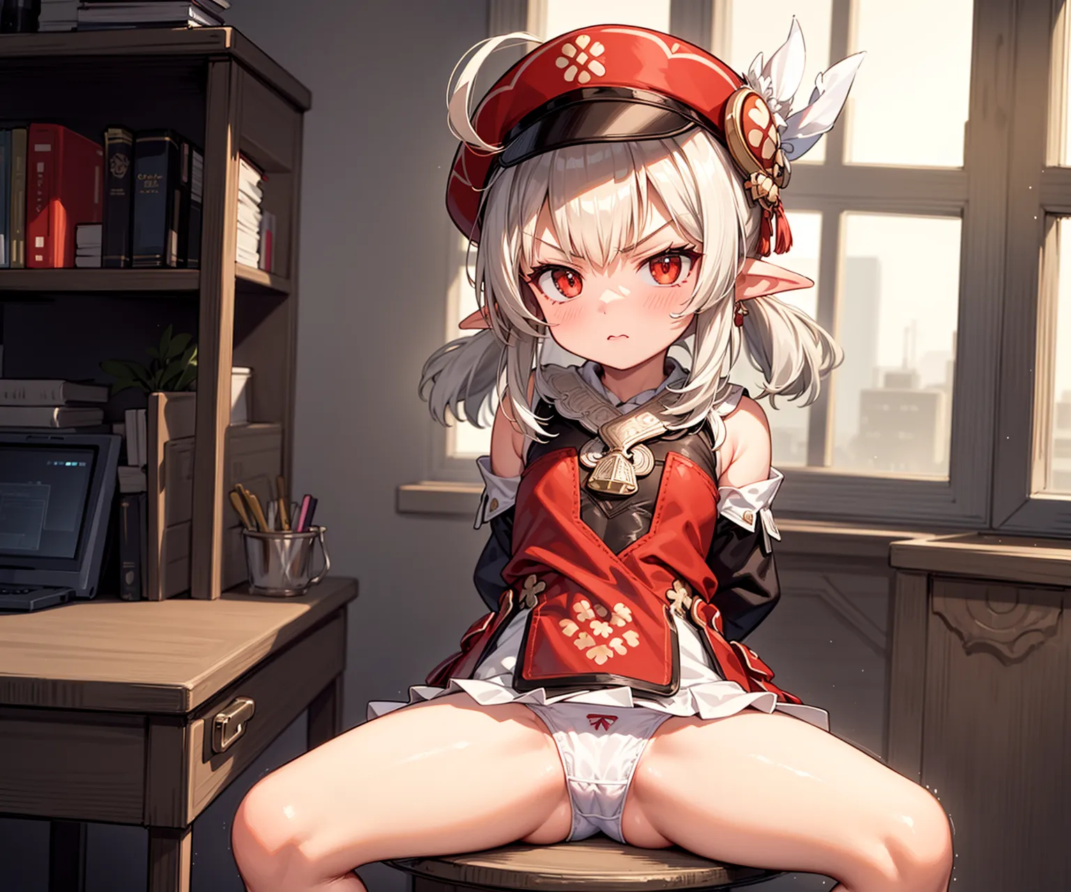 原神に登場するロリっ娘クレーのAIエロ画像300枚まとめ！(5ページ目)の39枚目の画像です。