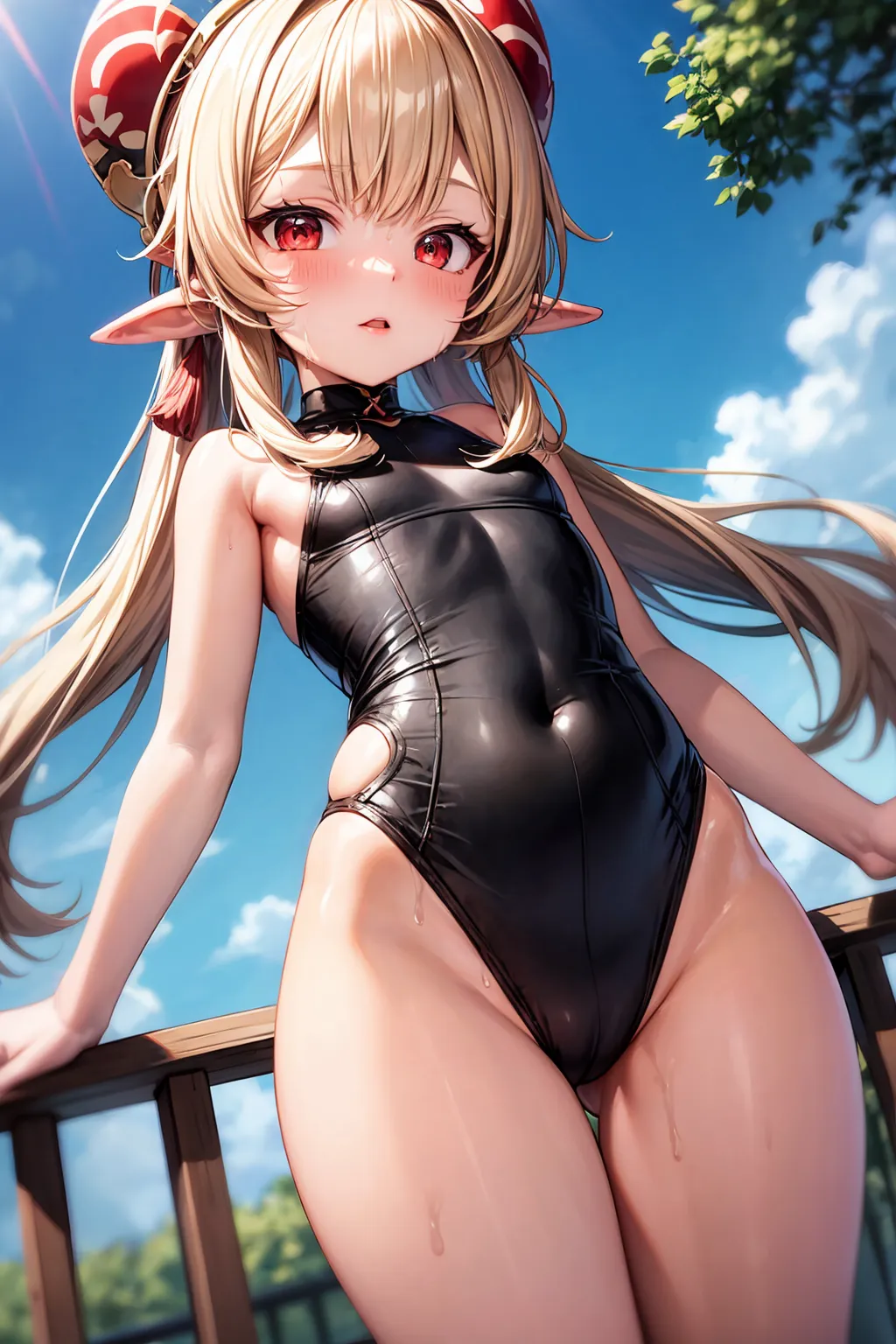 原神に登場するロリっ娘クレーのAIエロ画像300枚まとめ！(7ページ目)の18枚目の画像です。