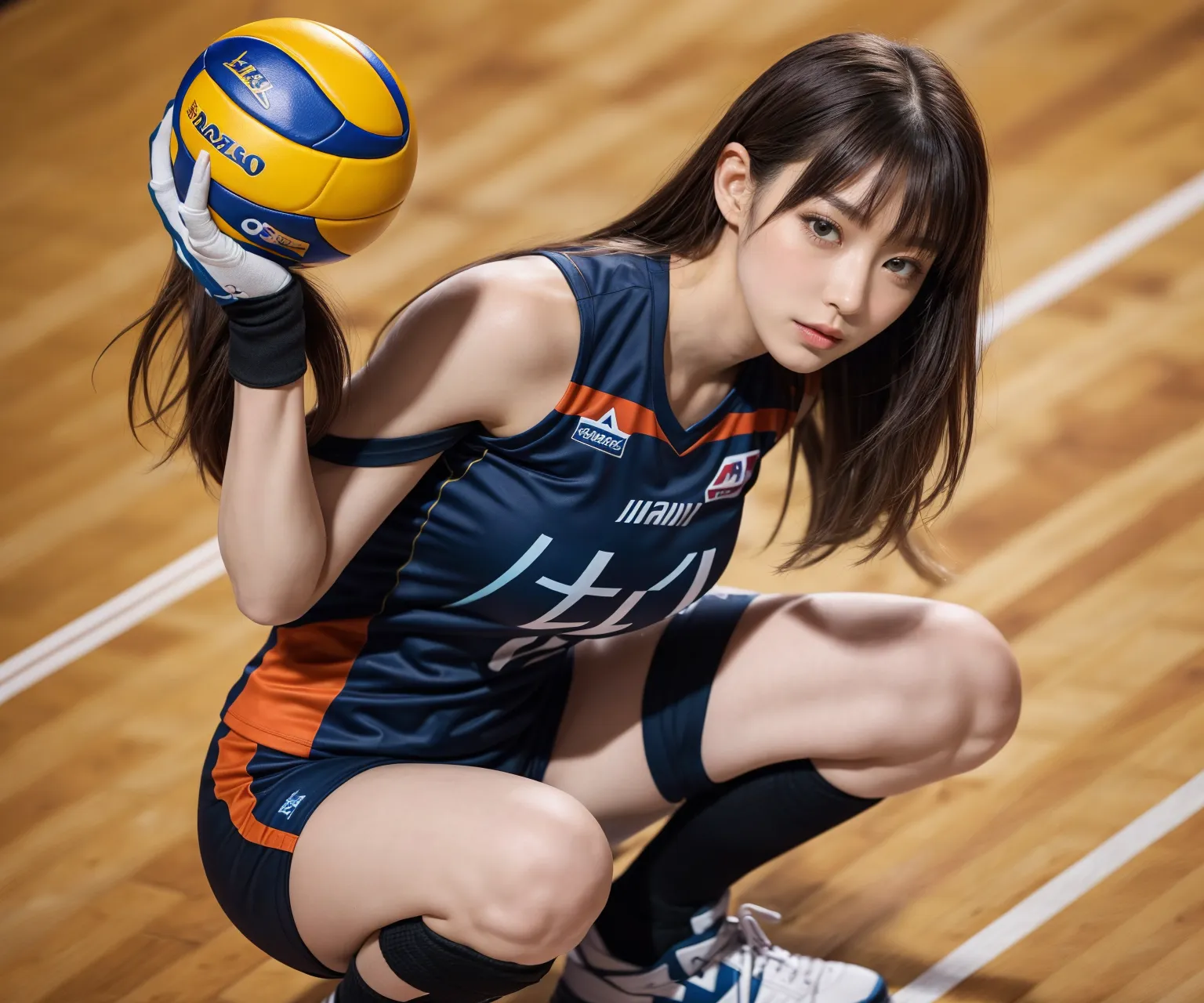 これぞおっぱいバレー！？デカいお胸の美女達がエッチなアタックを決めちゃうAIエロ画像255枚まとめ！(2ページ目)の39枚目の画像です。