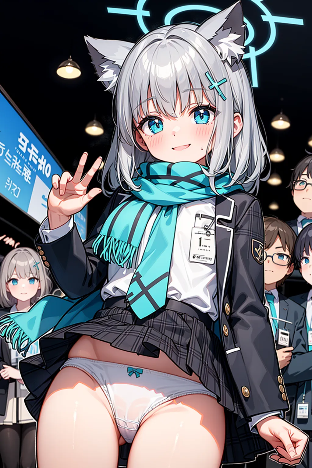 ブルーアーカイブに登場する砂狼シロコのAIエロ画像342枚まとめ！の34枚目の画像です。