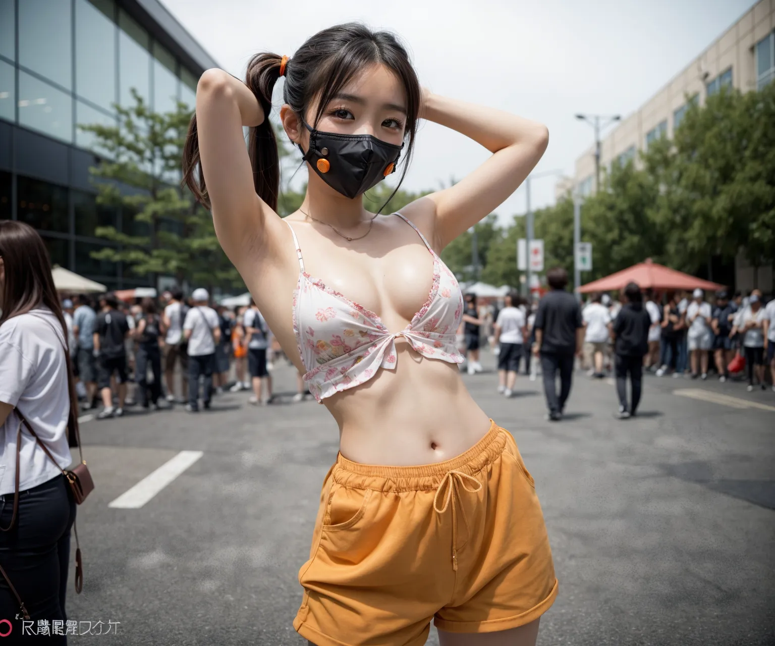 顔を隠してエッチな身体を披露するちょっと裏がありそうな美女達のAIエロ画像400枚まとめ！(8ページ目)の9枚目の画像です。