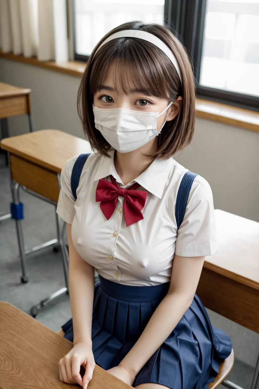 顔を隠してエッチな身体を披露するちょっと裏がありそうな美女達のAIエロ画像400枚まとめ！(10ページ目)の24枚目の画像です。