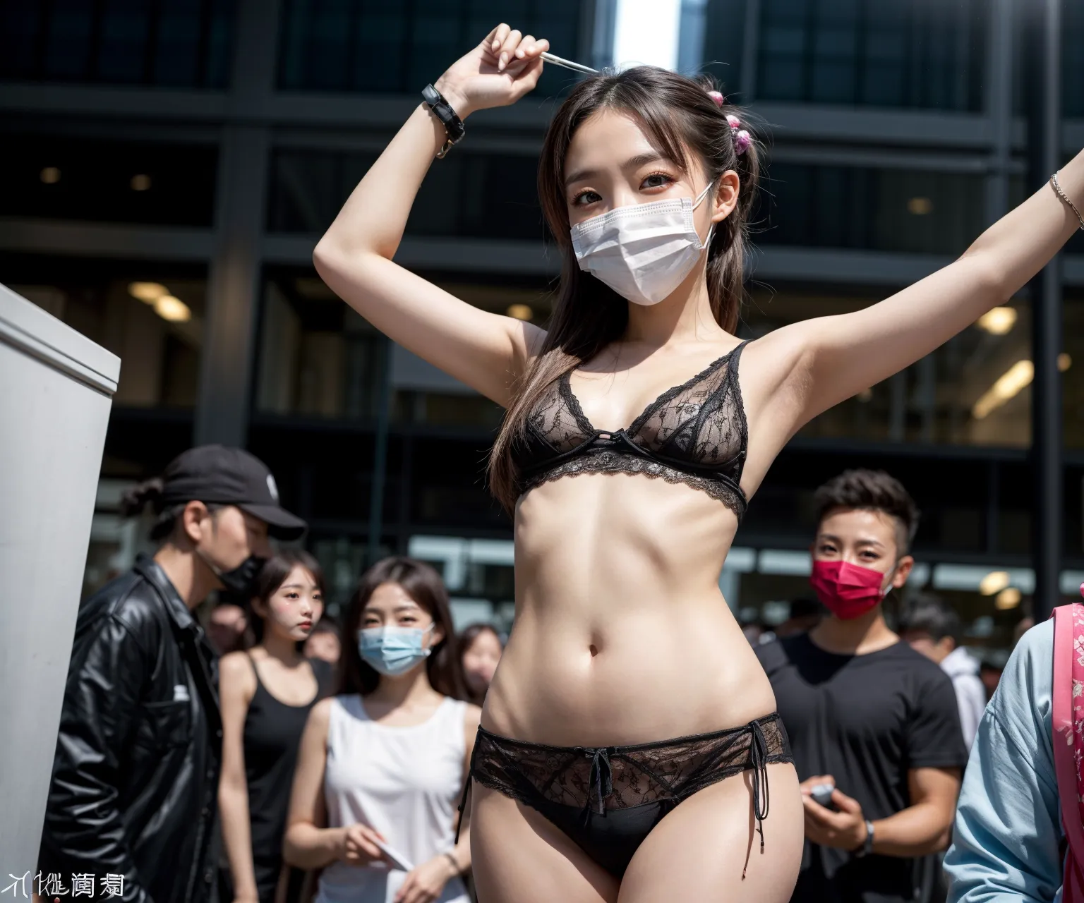 顔を隠してエッチな身体を披露するちょっと裏がありそうな美女達のAIエロ画像400枚まとめ！(10ページ目)の35枚目の画像です。