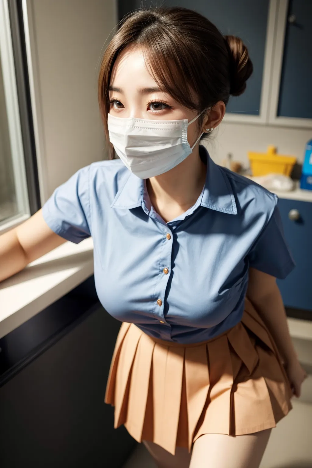 顔を隠してエッチな身体を披露するちょっと裏がありそうな美女達のAIエロ画像400枚まとめ！(4ページ目)の16枚目の画像です。