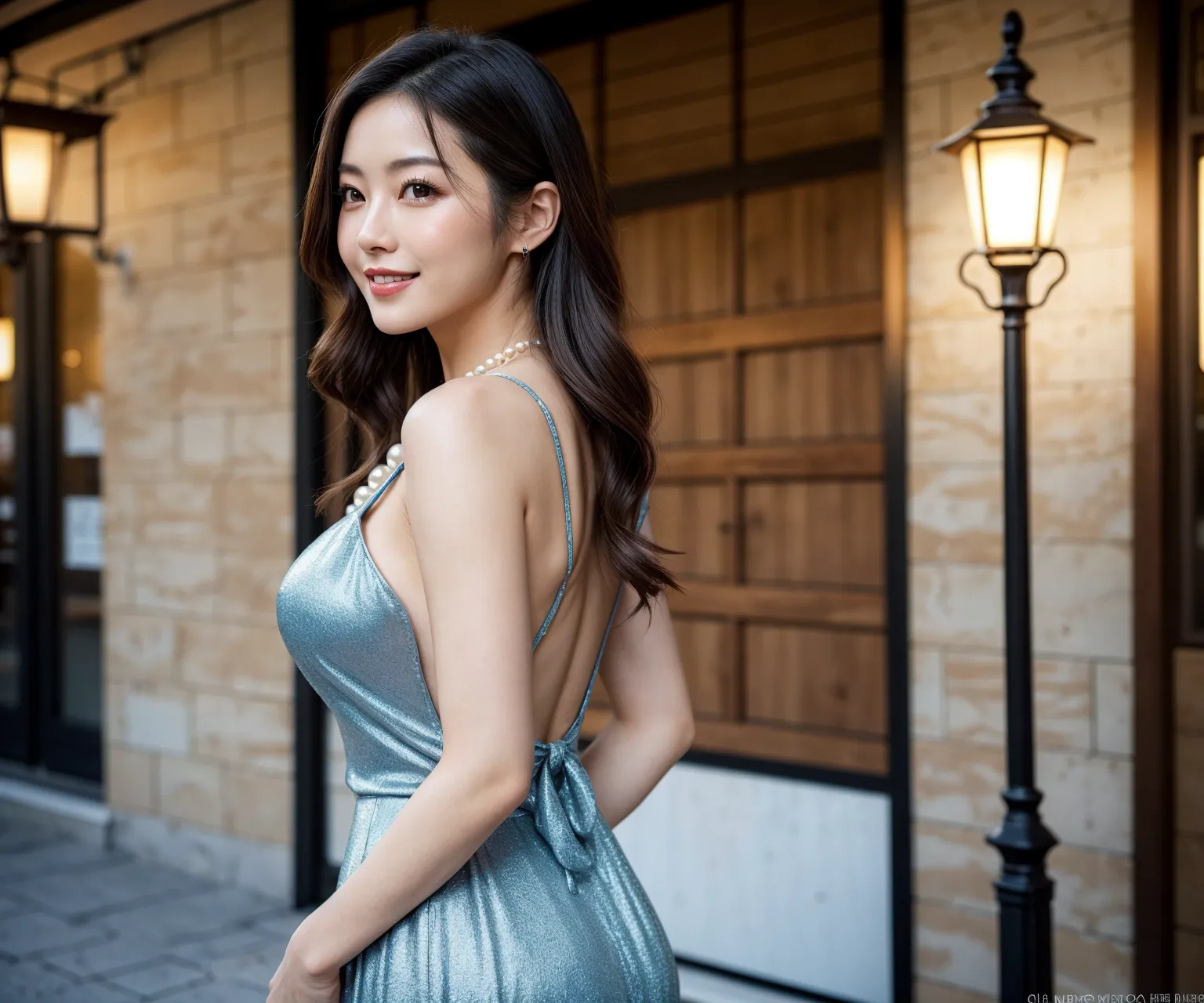 セクシーなドレスを着ている美人マダムたちのAIエロ画像344枚まとめ！サービスのポロリ画像もあるよ♥️の12枚目の画像です。