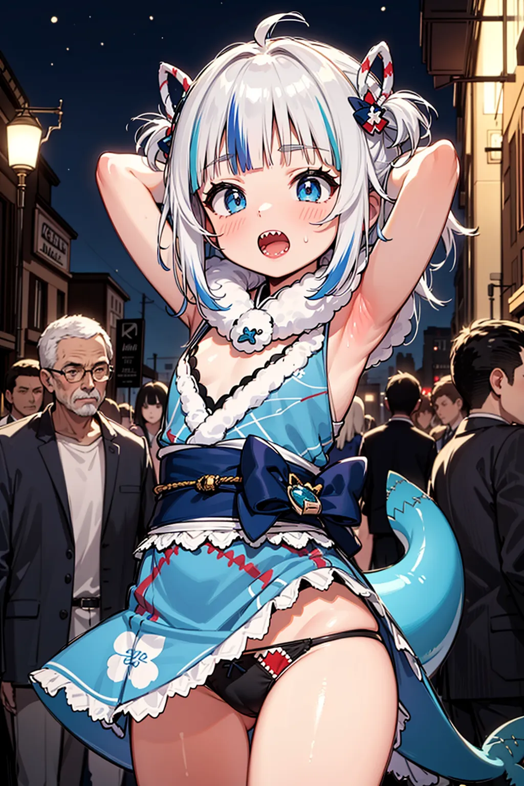 人気VTuberのGawr Gura(がうるぐら サメちゃん)AIイラストエロ画像338枚まとめ！(4ページ目)の39枚目の画像です。