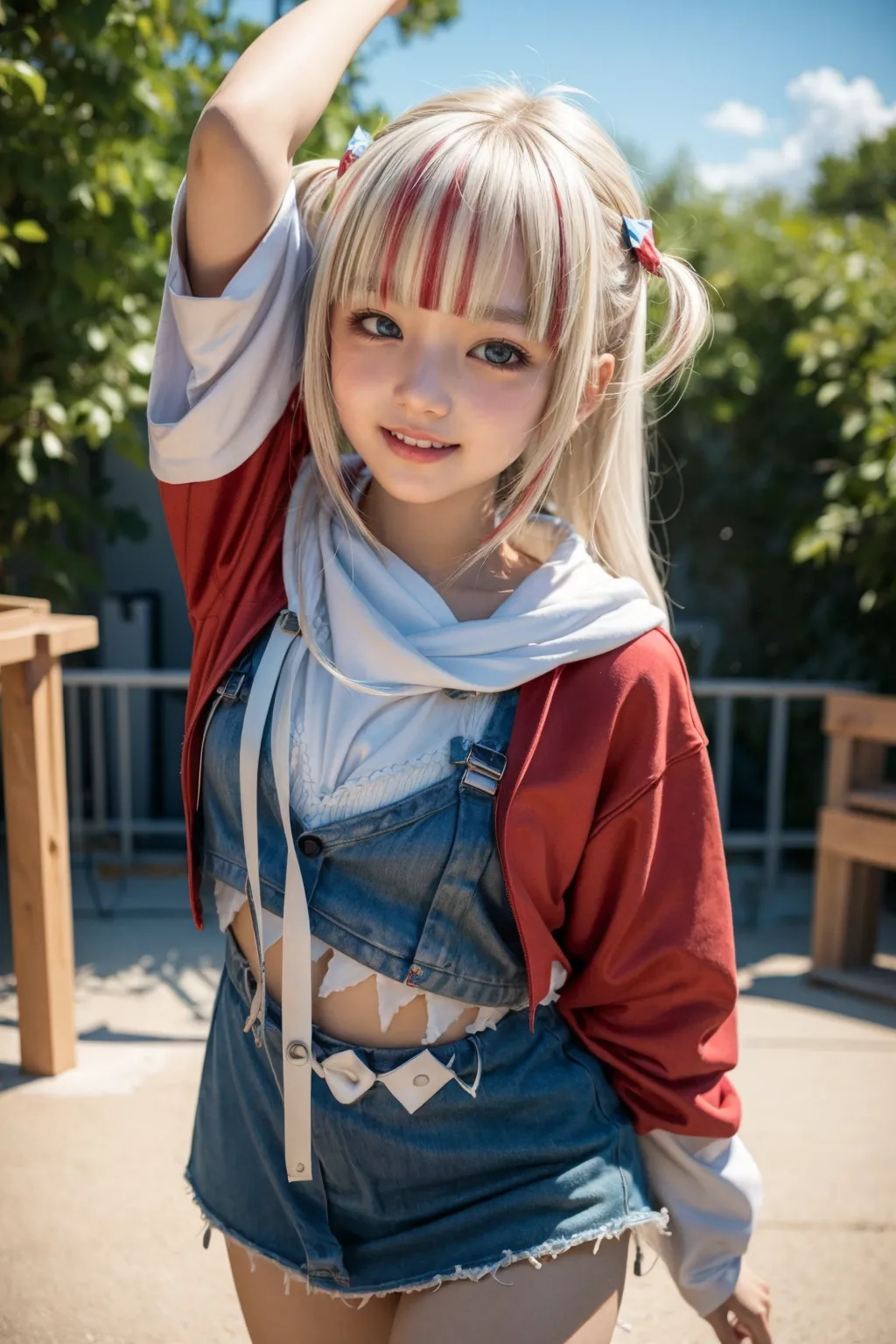 人気VTuberのGawr GuraちゃんのコスプレAIエロ画像410枚まとめ！童顔貧乳美少女たちがロリ鮫娘に大変身！(5ページ目)の29枚目の画像です。