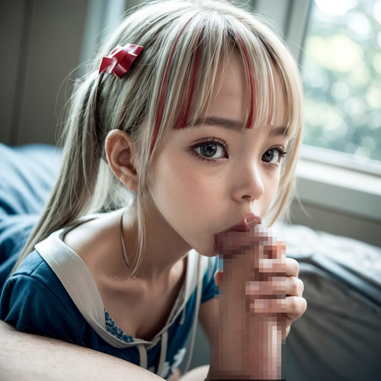 人気VTuberのGawr GuraちゃんのコスプレAIエロ画像410枚まとめ！童顔貧乳美少女たちがロリ鮫娘に大変身！(5ページ目)の39枚目の画像です。