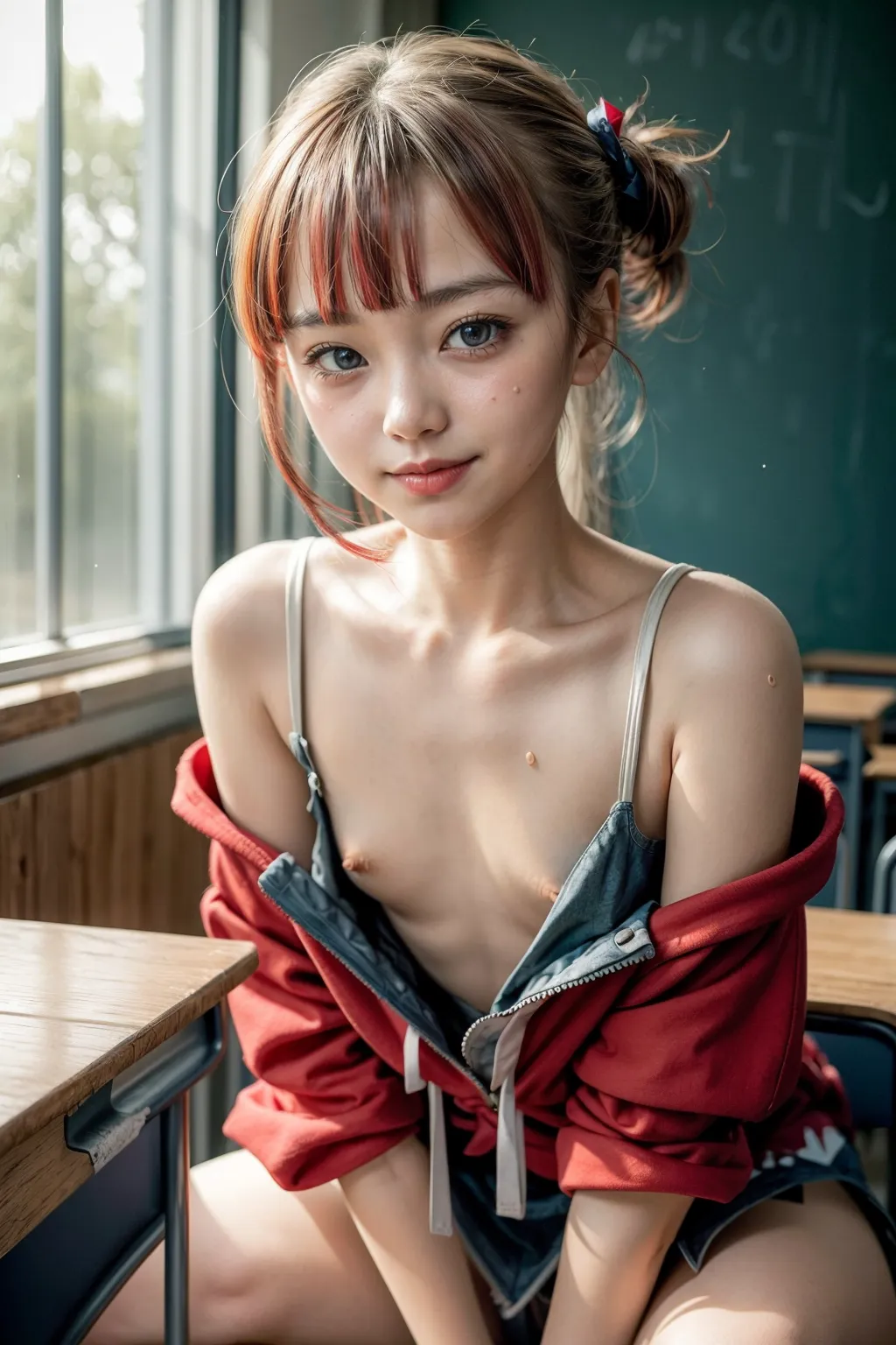 人気VTuberのGawr GuraちゃんのコスプレAIエロ画像410枚まとめ！童顔貧乳美少女たちがロリ鮫娘に大変身！(6ページ目)の22枚目の画像です。