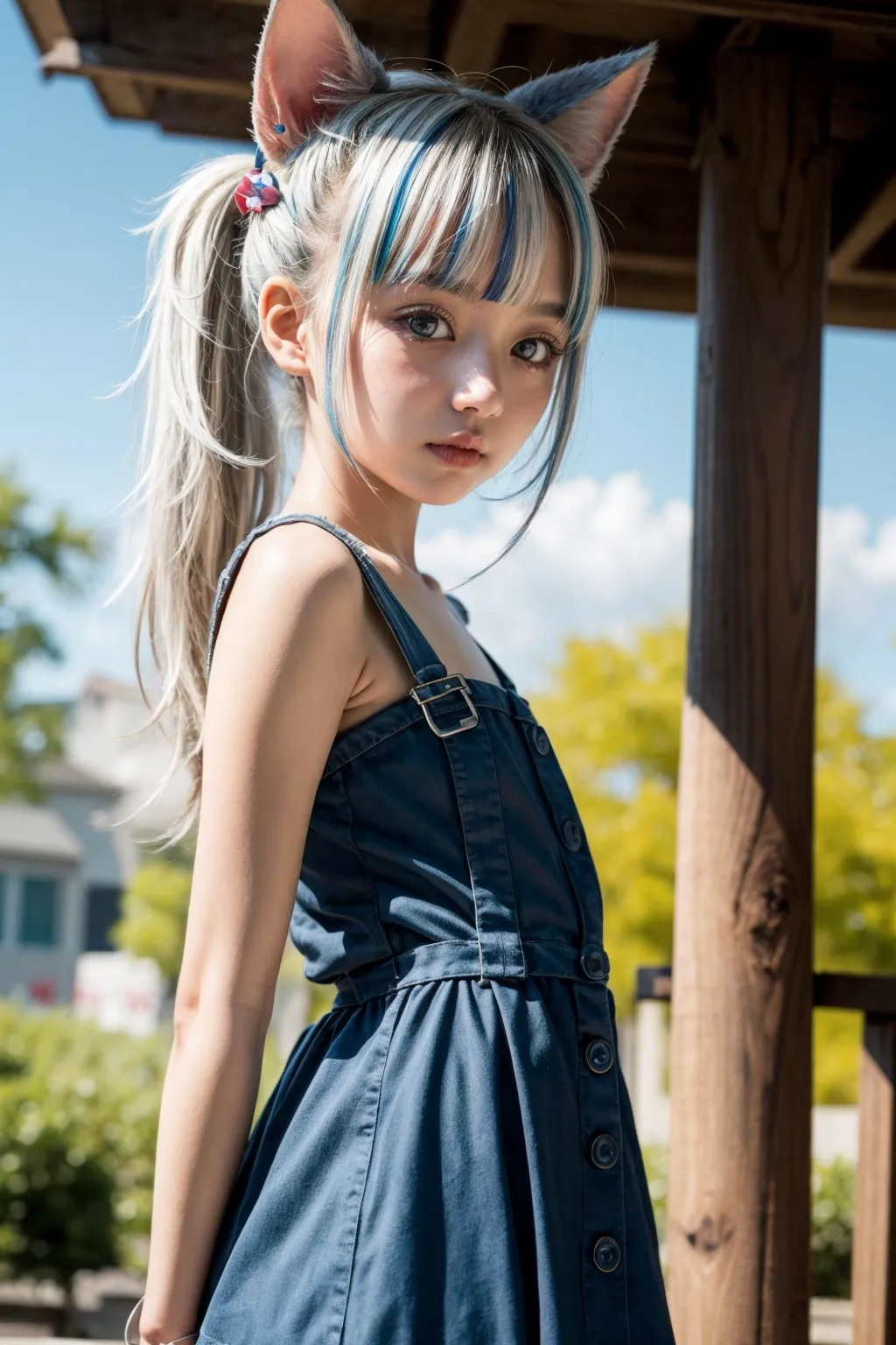 人気VTuberのGawr GuraちゃんのコスプレAIエロ画像410枚まとめ！童顔貧乳美少女たちがロリ鮫娘に大変身！(8ページ目)の19枚目の画像です。