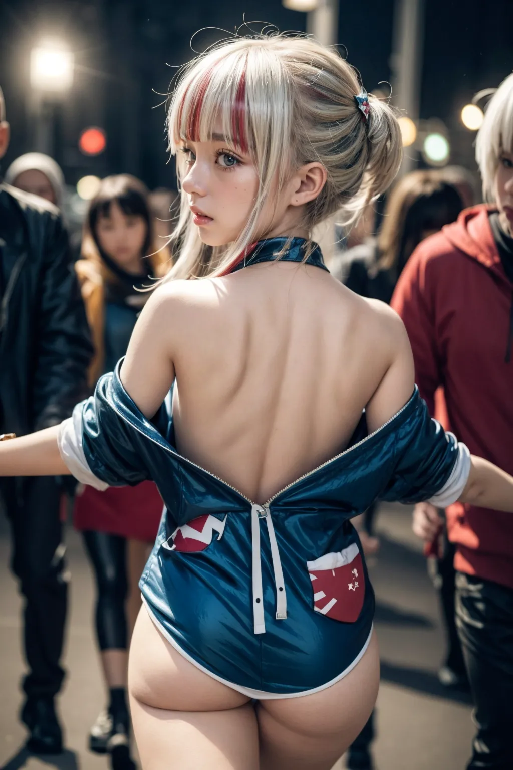 人気VTuberのGawr GuraちゃんのコスプレAIエロ画像410枚まとめ！童顔貧乳美少女たちがロリ鮫娘に大変身！(2ページ目)の34枚目の画像です。