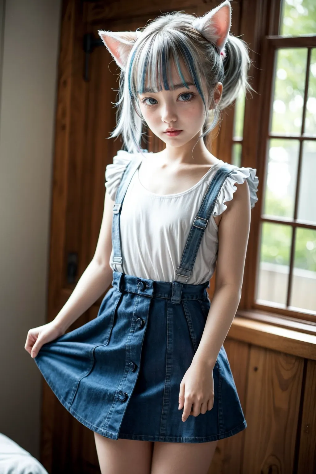 人気VTuberのGawr GuraちゃんのコスプレAIエロ画像410枚まとめ！童顔貧乳美少女たちがロリ鮫娘に大変身！(3ページ目)の35枚目の画像です。