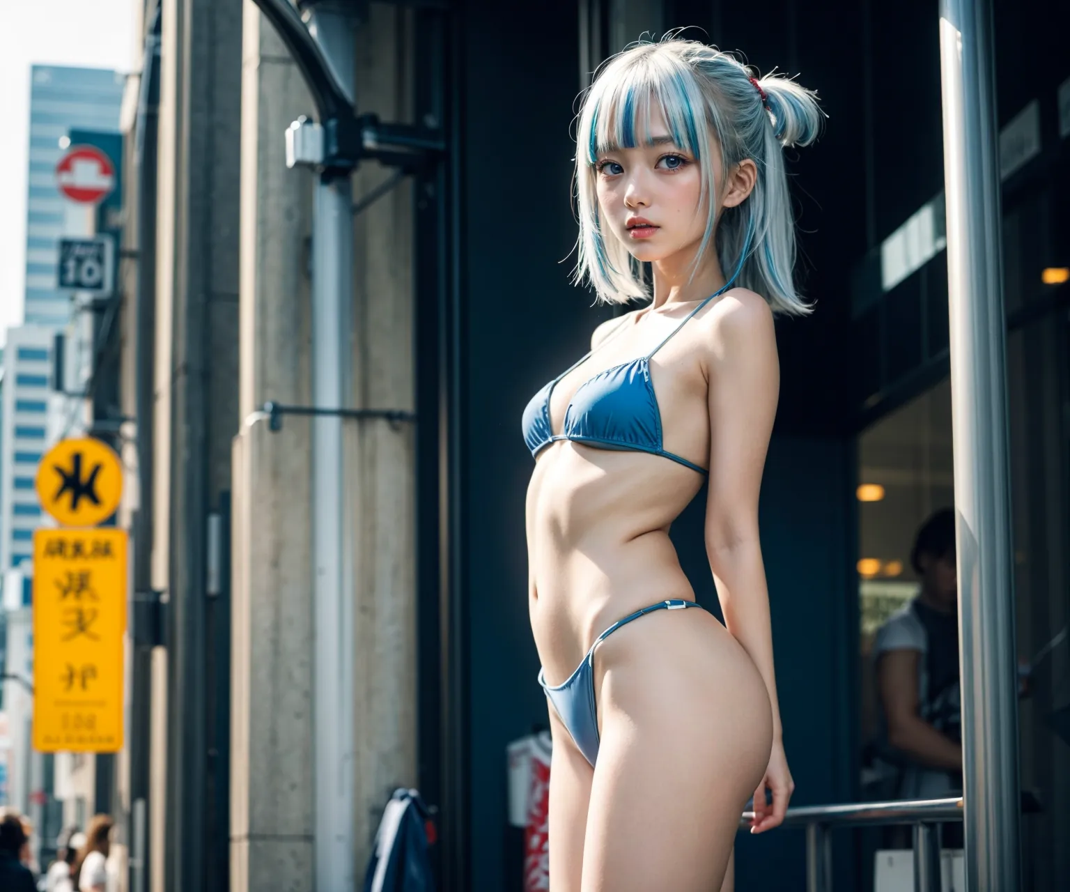 人気VTuberのGawr GuraちゃんのコスプレAIエロ画像410枚まとめ！童顔貧乳美少女たちがロリ鮫娘に大変身！(4ページ目)の12枚目の画像です。