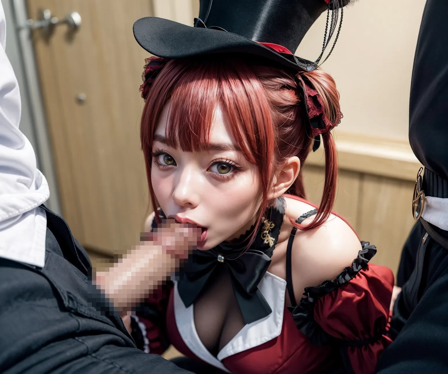 人気VTuberの宝鐘マリンちゃんのコスプレAIエロ画像400枚まとめ！(9ページ目)の29枚目の画像です。