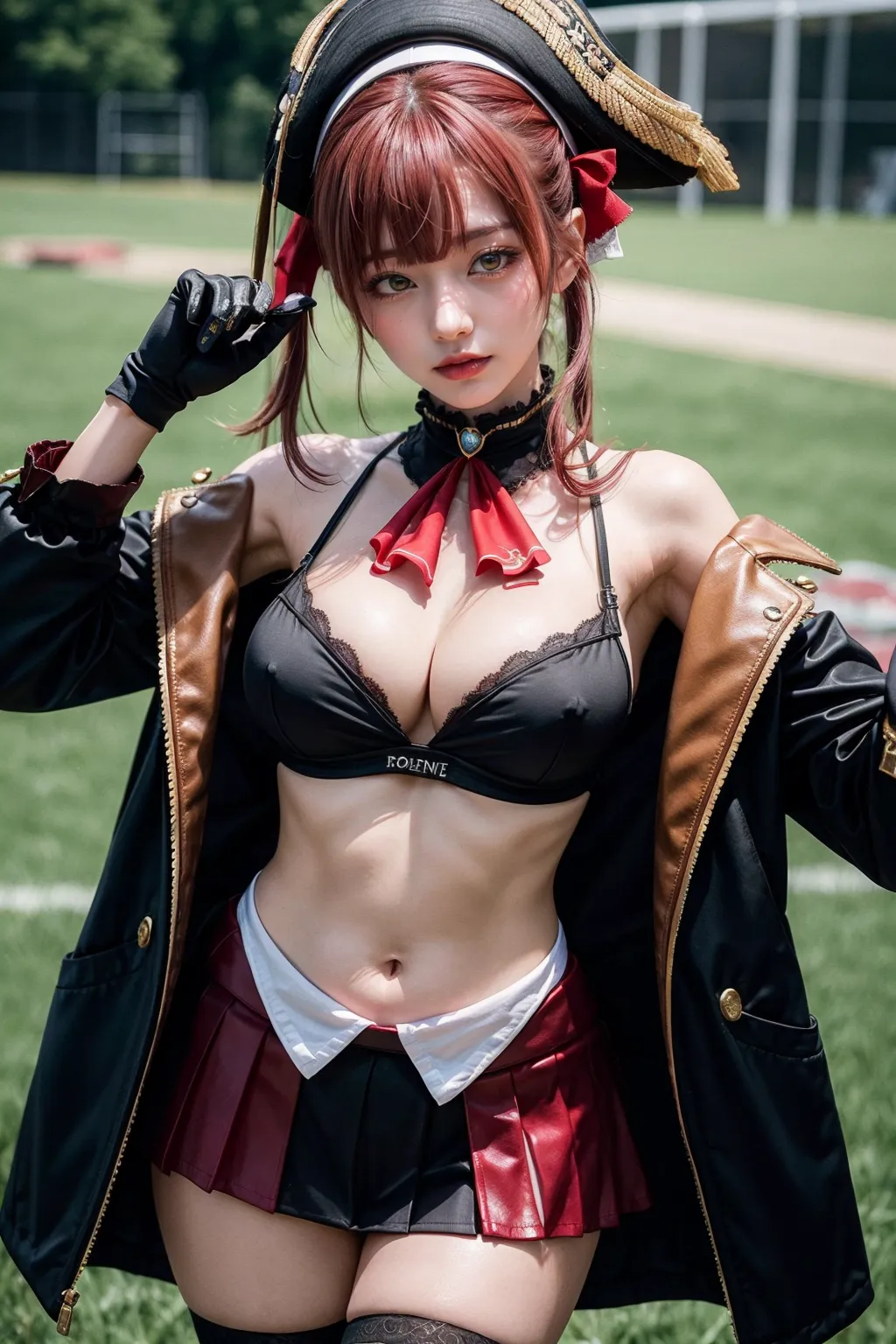 人気VTuberの宝鐘マリンちゃんのコスプレAIエロ画像400枚まとめ！(2ページ目)の24枚目の画像です。