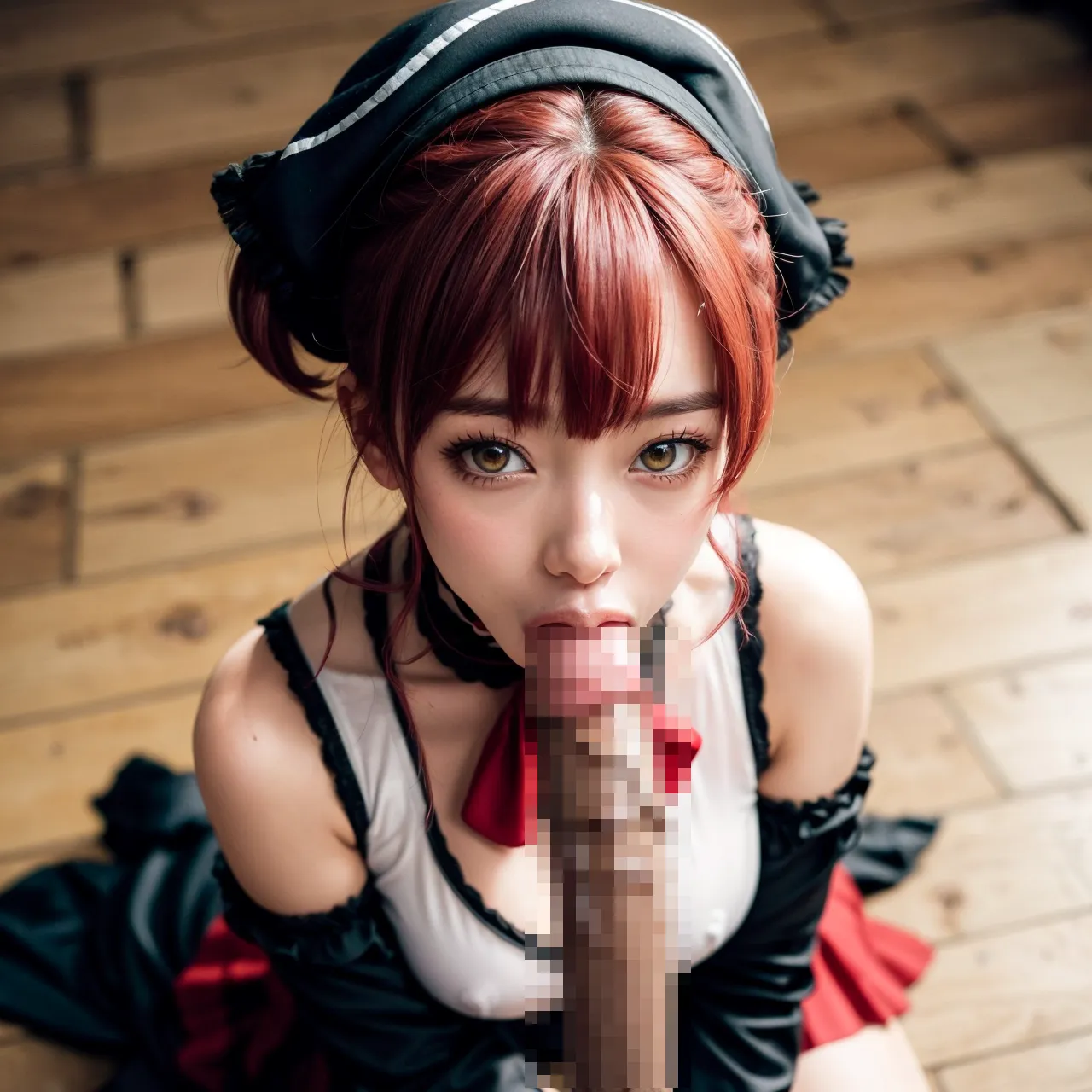 人気VTuberの宝鐘マリンちゃんのコスプレAIエロ画像400枚まとめ！(4ページ目)の35枚目の画像です。