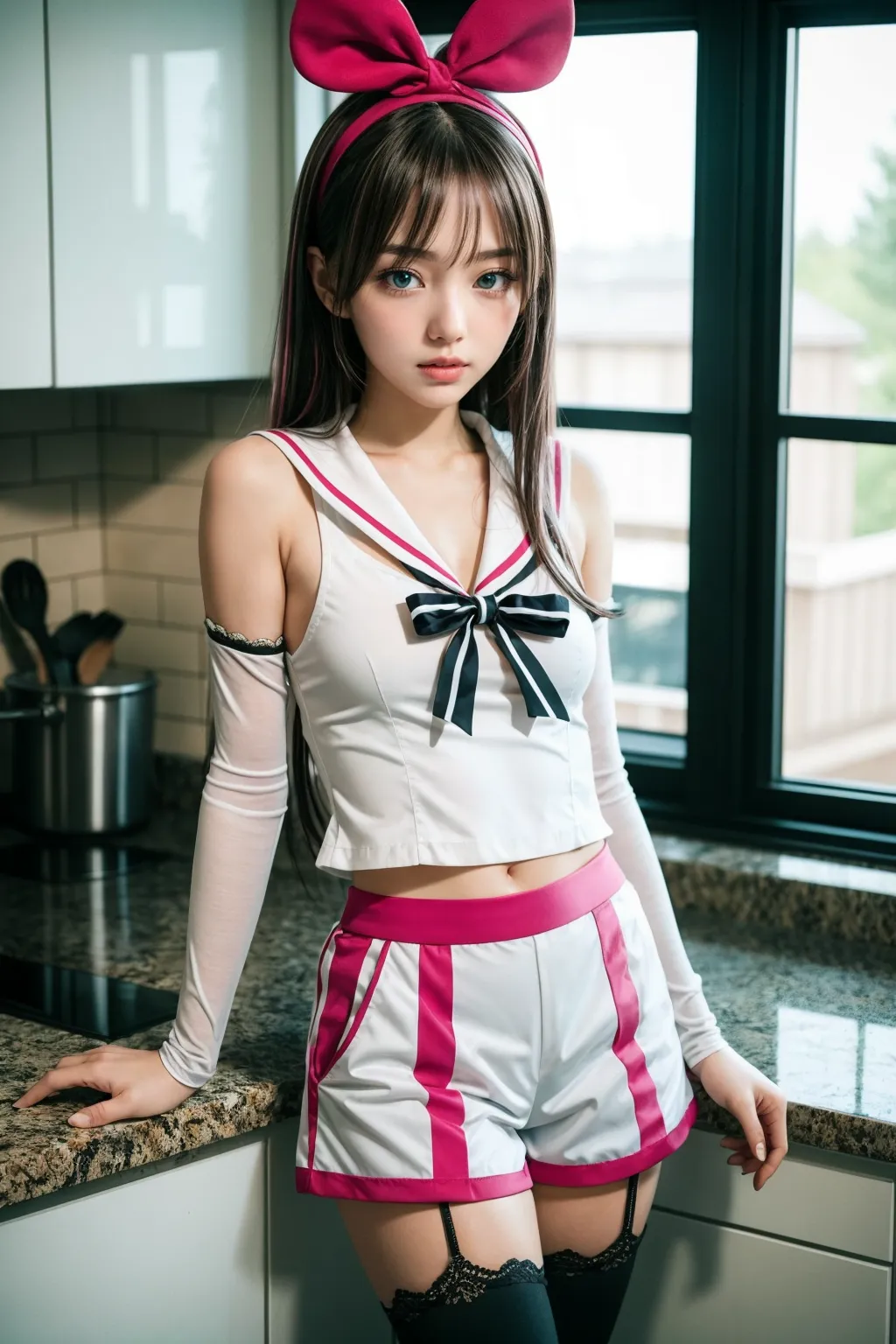 人気VTuberのキズナアイちゃんのコスプレAIエロ画像330枚まとめ！の3枚目の画像です。