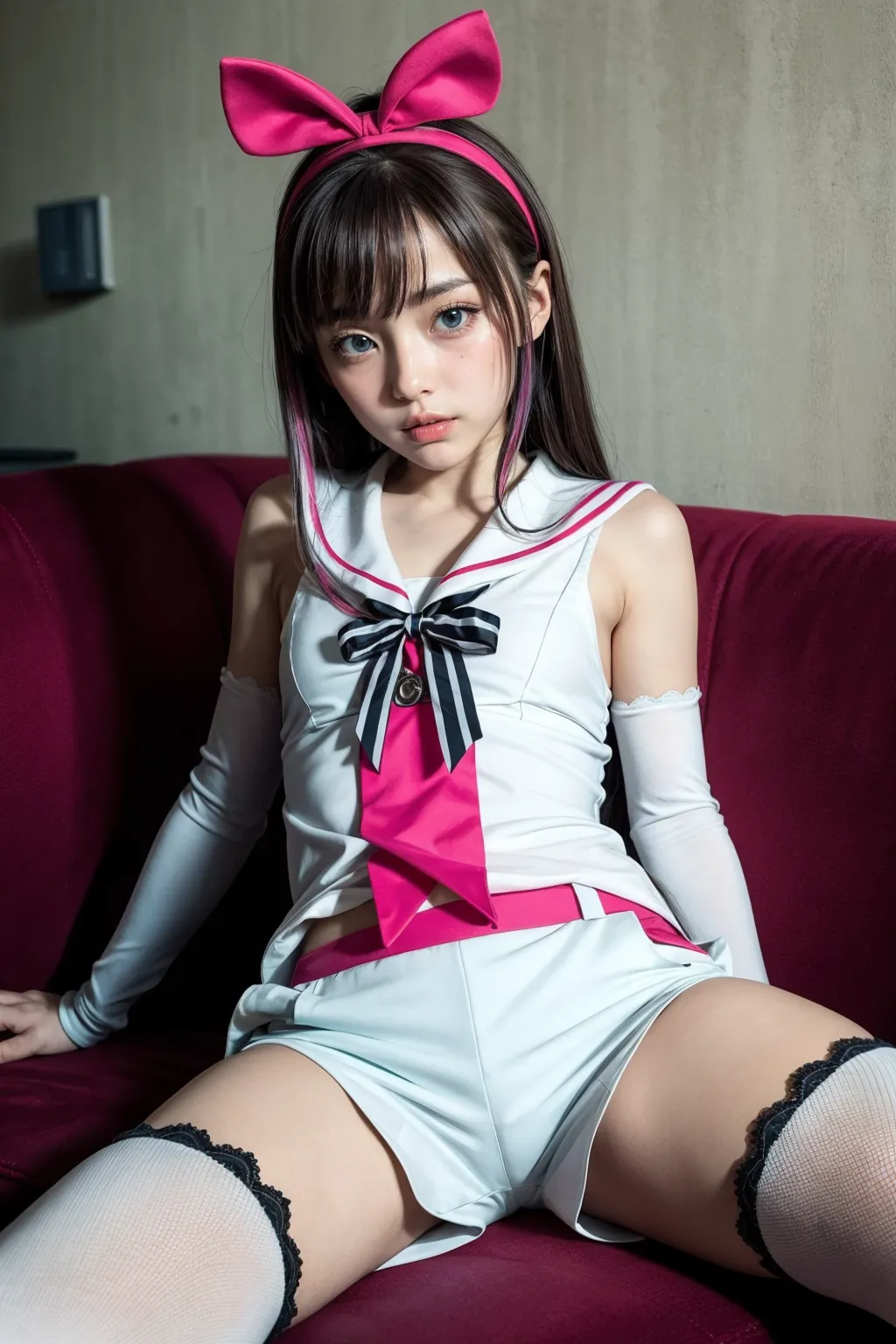 人気VTuberのキズナアイちゃんのコスプレAIエロ画像330枚まとめ！(3ページ目)の40枚目の画像です。