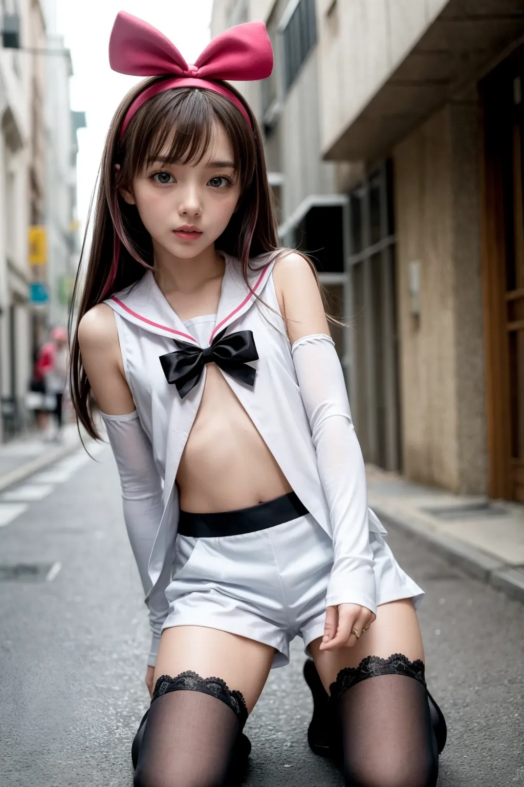人気VTuberのキズナアイちゃんのコスプレAIエロ画像330枚まとめ！(4ページ目)の24枚目の画像です。