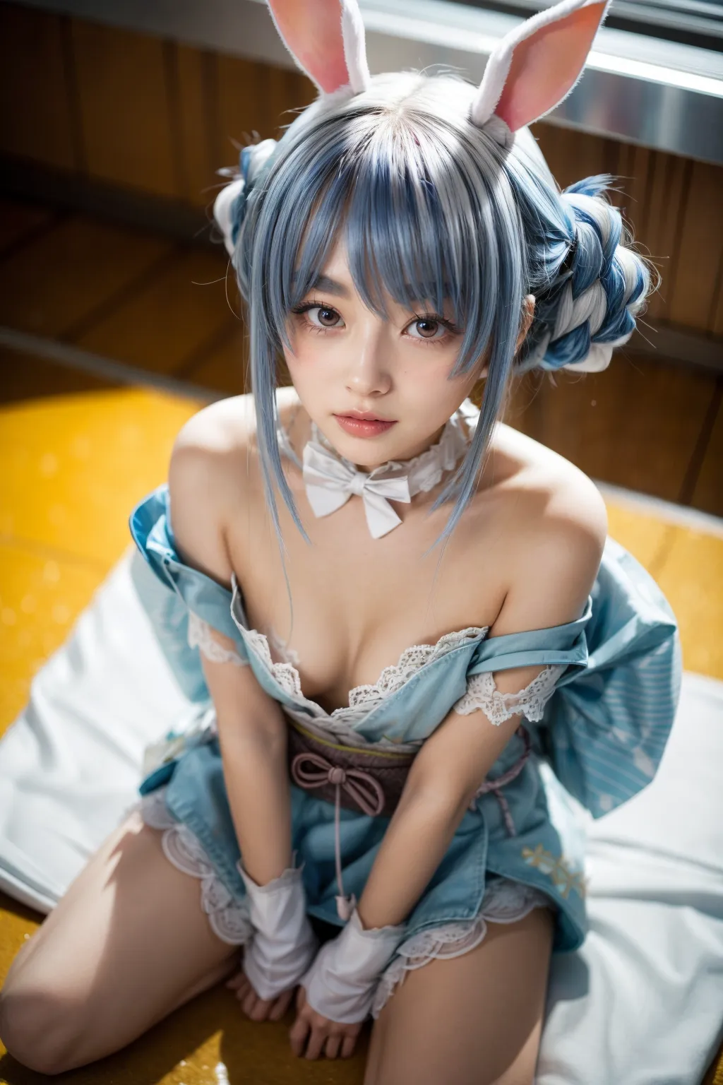 人気VTuberの兎田ぺこらちゃんのコスプレAIエロ画像306枚まとめ！(2ページ目)の9枚目の画像です。