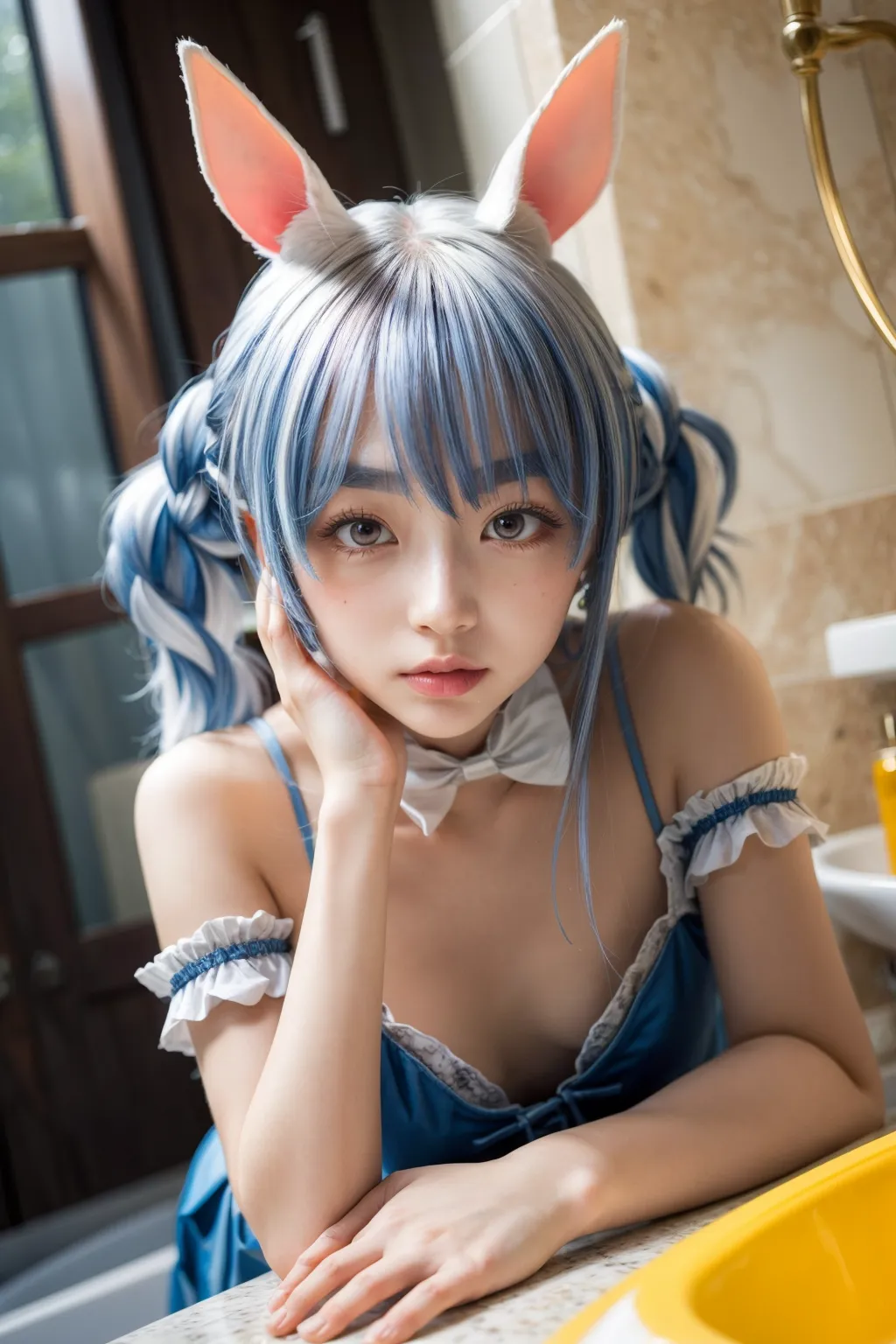 人気VTuberの兎田ぺこらちゃんのコスプレAIエロ画像306枚まとめ！(2ページ目)の13枚目の画像です。