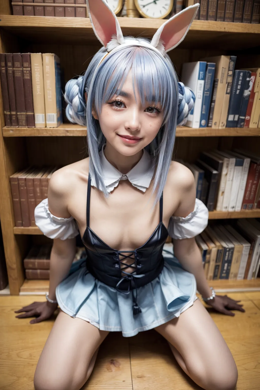 人気VTuberの兎田ぺこらちゃんのコスプレAIエロ画像306枚まとめ！の36枚目の画像です。