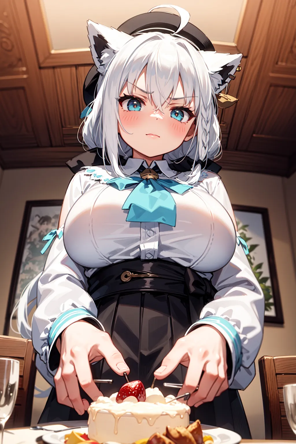人気VTuberの白上フブキちゃんAIイラストエロ画像316枚まとめ！(4ページ目)の9枚目の画像です。