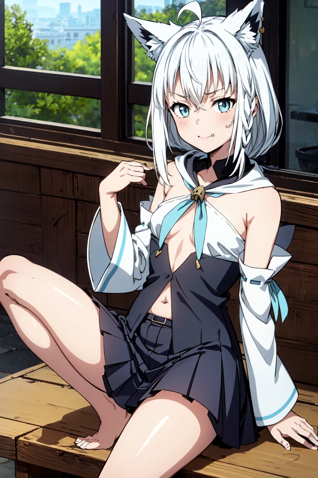 人気VTuberの白上フブキちゃんAIイラストエロ画像316枚まとめ！(2ページ目)の5枚目の画像です。