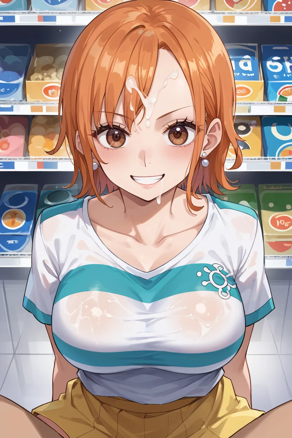人気漫画・アニメのワンピースに登場するナミのAIエロ画像をH度増し増しで500枚まとめ！(9ページ目)の29枚目の画像です。