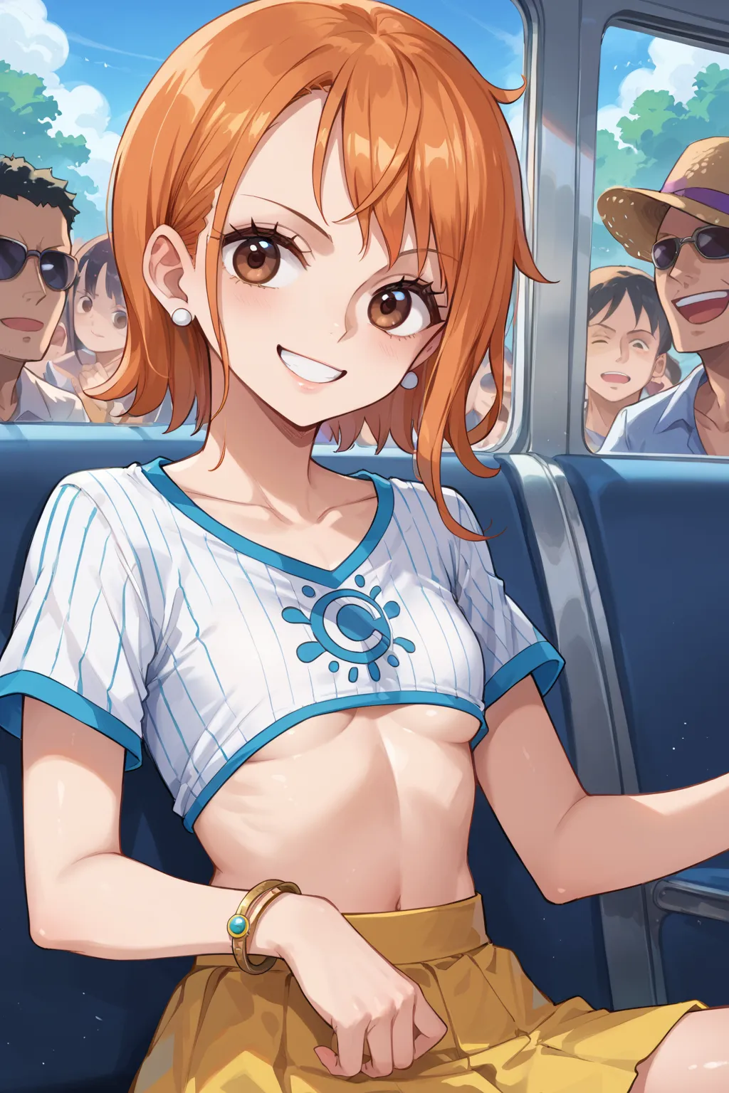 人気漫画・アニメのワンピースに登場するナミのAIエロ画像をH度増し増しで500枚まとめ！(11ページ目)の27枚目の画像です。