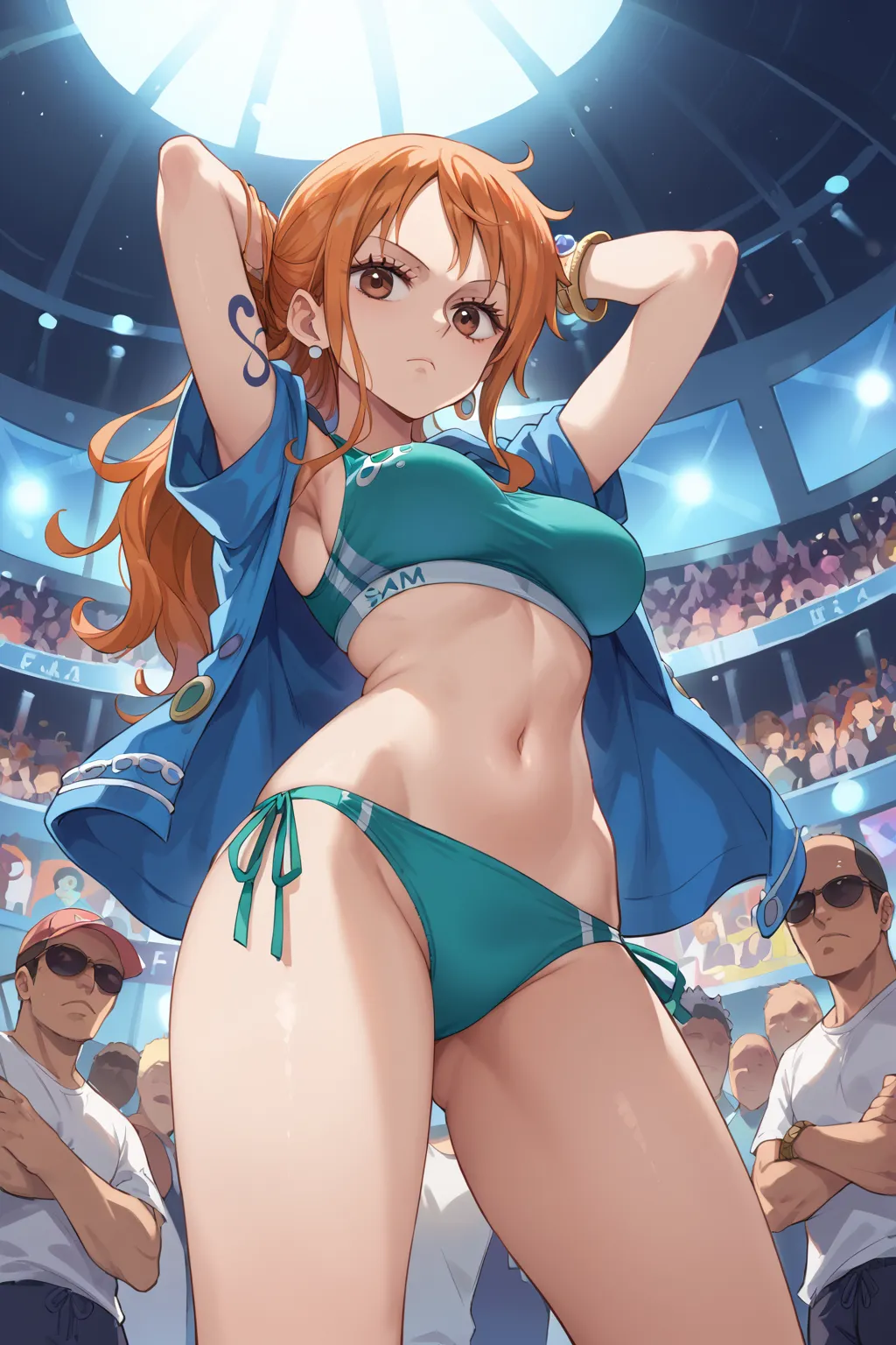 人気漫画・アニメのワンピースに登場するナミのAIエロ画像をH度増し増しで500枚まとめ！(12ページ目)の19枚目の画像です。