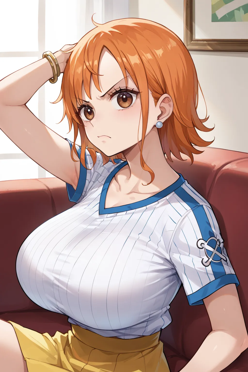 人気漫画・アニメのワンピースに登場するナミのAIエロ画像をH度増し増しで500枚まとめ！(13ページ目)の7枚目の画像です。
