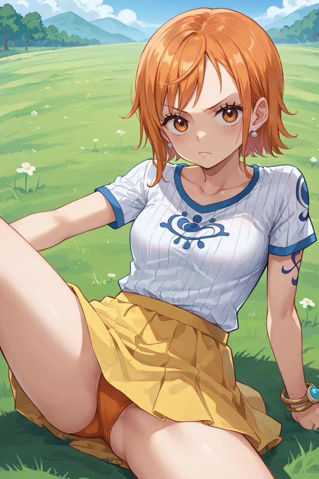 人気漫画・アニメのワンピースに登場するナミのAIエロ画像をH度増し増しで500枚まとめ！(3ページ目) 5번째 이미지입니다.
