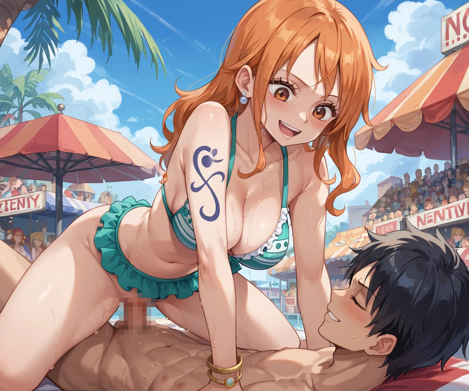 人気漫画・アニメのワンピースに登場するナミのAIエロ画像をH度増し増しで500枚まとめ！(3ページ目) 13번째 이미지입니다.