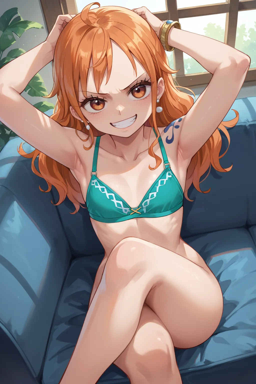 人気漫画・アニメのワンピースに登場するナミのAIエロ画像をH度増し増しで500枚まとめ！(3ページ目) 23번째 이미지입니다.