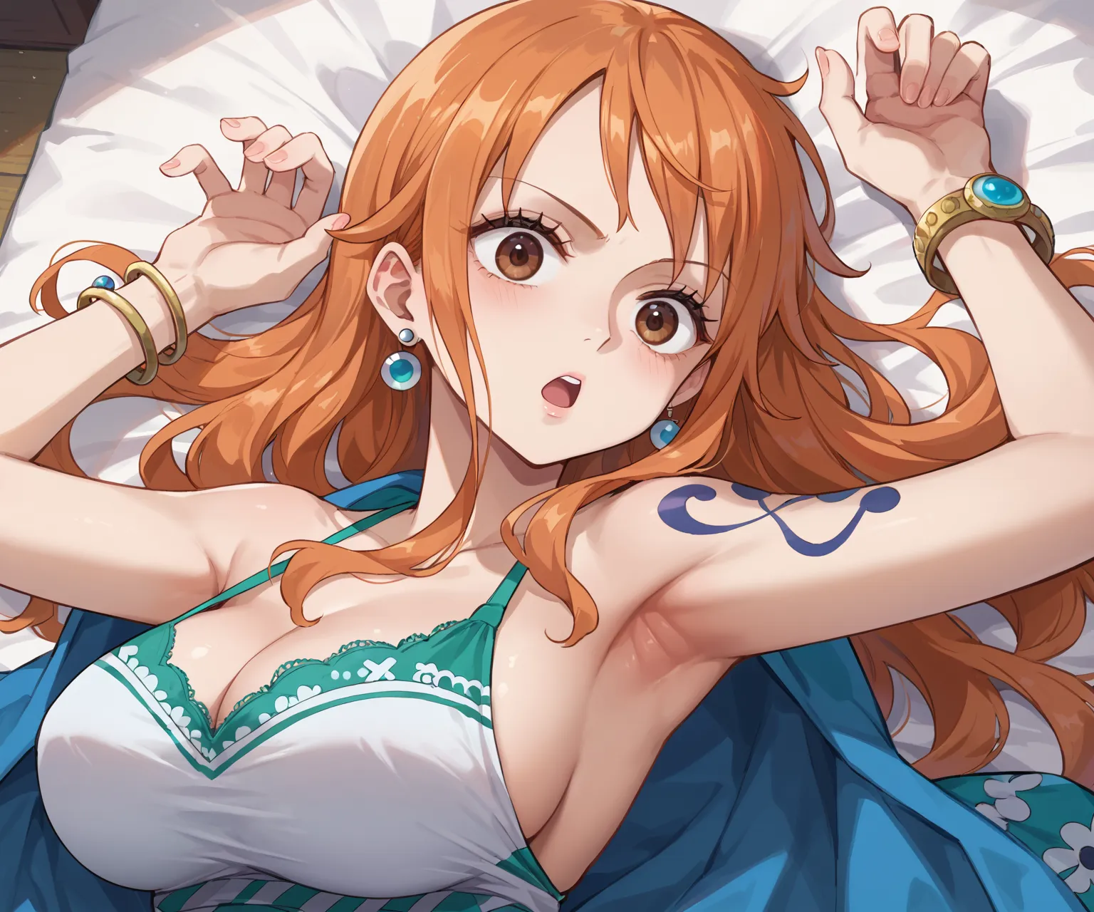人気漫画・アニメのワンピースに登場するナミのAIエロ画像をH度増し増しで500枚まとめ！(3ページ目) 40번째 이미지입니다.