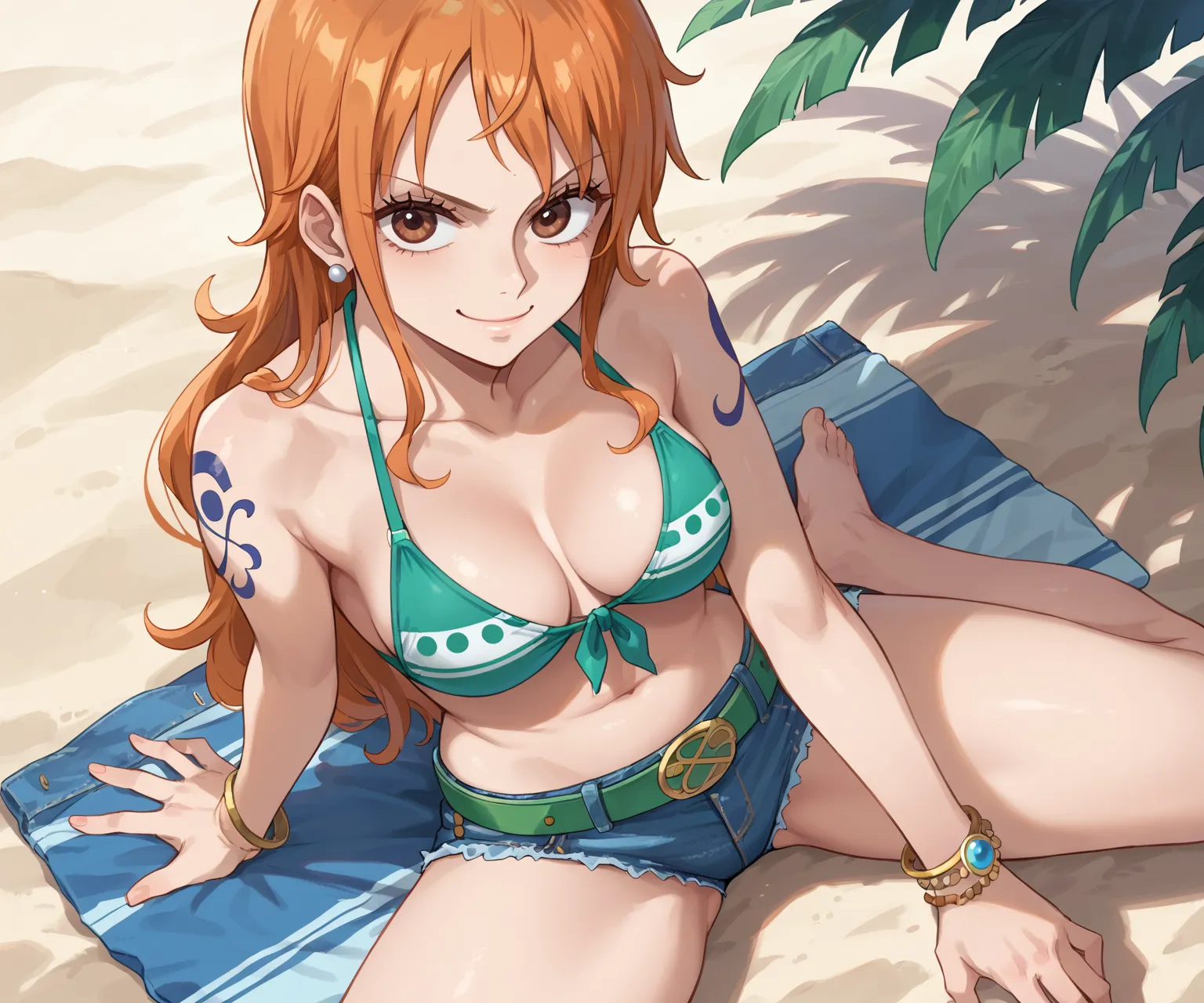 人気漫画・アニメのワンピースに登場するナミのAIエロ画像をH度増し増しで500枚まとめ！(4ページ目) 29번째 이미지입니다.