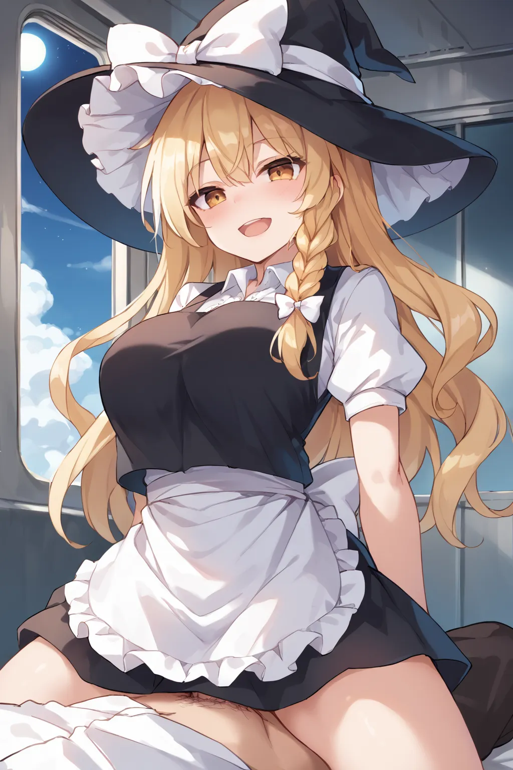 紅夢の魔法使いさんの霧雨魔理沙ちゃんAIイラストエロ画像382枚まとめ！の38枚目の画像です。